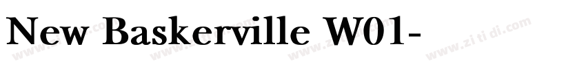 New Baskerville W01字体转换